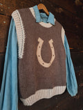 The Lucky Horseshoe Sweater Vest
