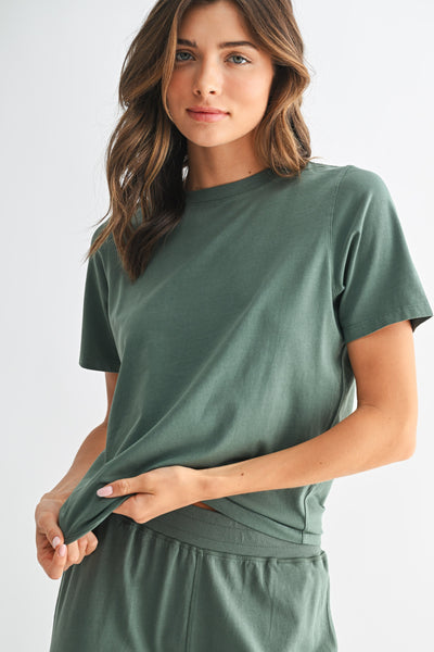 Girl on the Go Tee in Silky Pine