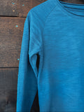 Lettie Long-Sleeve Tee in Cerulean Blue