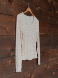 Blushing Bloom Ribbed Long Sleeve Tee