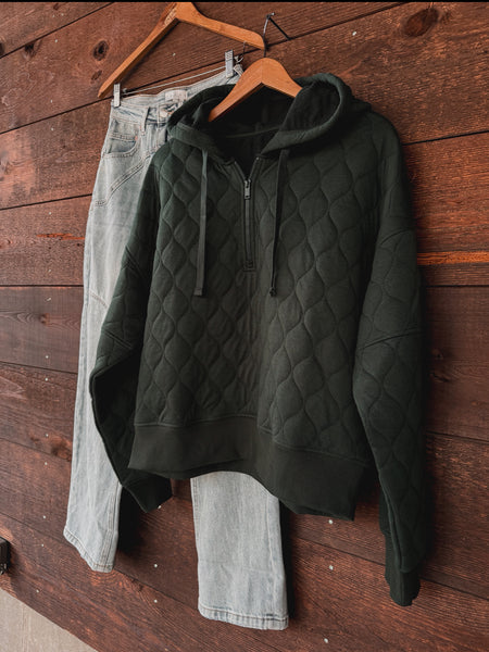 The Ponderosa Pullover in Regency Green