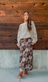 Boho Bandana Maxi Skirt
