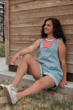 The Grace Denim Short Romper