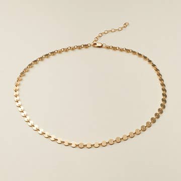 Poppy Choker Necklace Gold