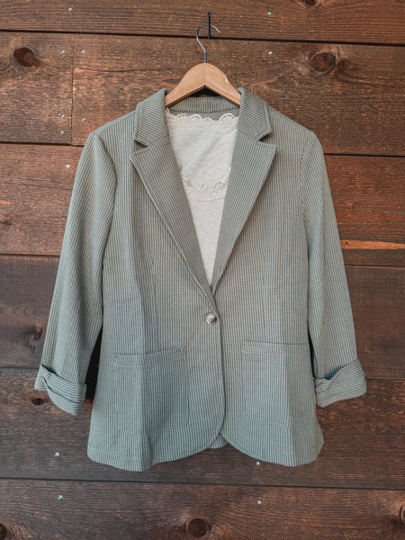 The Billie Blazer in Olive