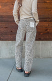 Lucky Leopard Barrel Pants