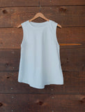 Girl on the Go Muscle Tank White