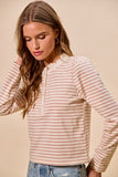 Harper Lace & Stripe Henley