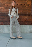 Lucky Leopard Barrel Pants