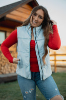 Wilder Denim Puffer Vest