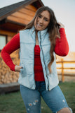 Wilder Denim Puffer Vest