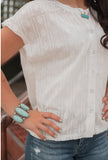 Regan Button Down Top