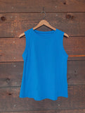 Girl on the Go Muscle Tank Blue