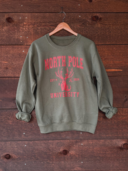 North Pole University Sweatshirt