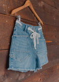 Harper String Denim Shorts
