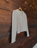 Harper Lace & Stripe Henley
