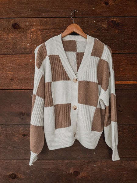 The Charlie Checkered Cardigan