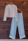 Harper Lace & Stripe Henley