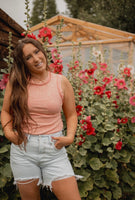 Born Free Tank in Berry Coral