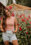 Born Free Tank in Berry Coral