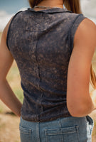 Born Free Tank in Navy