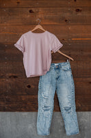 Girl on the Go Tee Cool Mauve