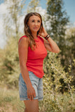 Born Free Tank in Red