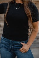 Shadow Short Sleeve Sweater