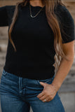 Shadow Short Sleeve Sweater