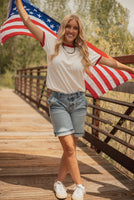 American Spirit Tee in Red