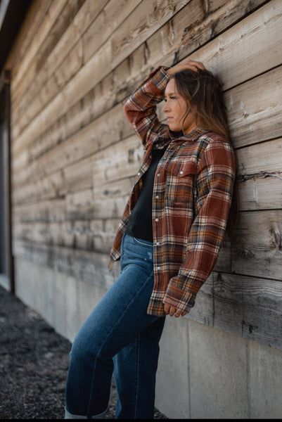 Blythe Flannel Button Down Shacket