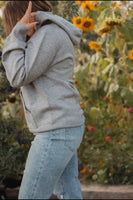 Ramona Rustic Sweater Sweatshirt in Grey