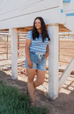Sweet Sip Stripe Baby Tee