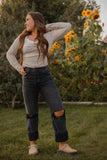 Clara Lace Trimmed Henley