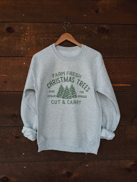 Pine Grove Christmas Tree Sweatshirt