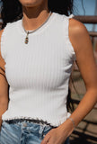 Porch Swing White Tank