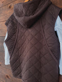 The Frosted Ridge Vest in Espresso