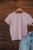 Girl on the Go Tee Cool Mauve