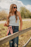 Light Pink Paisley Bandanna