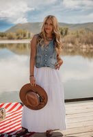 The Quinn Denim Vest