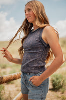 Born Free Tank in Navy