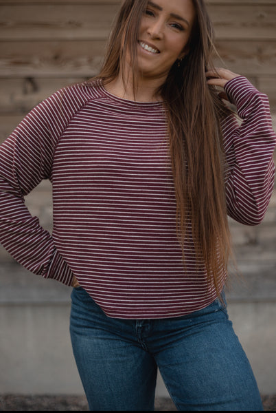 Horizon Striped Knit Top