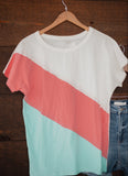 The Gracie Color Block Top