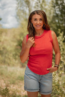 Born Free Tank in Red
