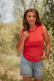Born Free Tank in Red