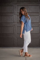 The Lorie Chambray Top