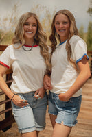 American Spirit Tee in Blue