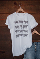 The Herd Cow Print Graphic Tee