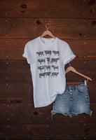 The Herd Cow Print Graphic Tee
