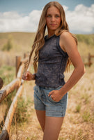 Born Free Tank in Navy